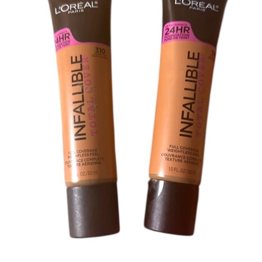 L’Oreal Infallible Total Coverage 310 (2 pack) New 1 oz/ea